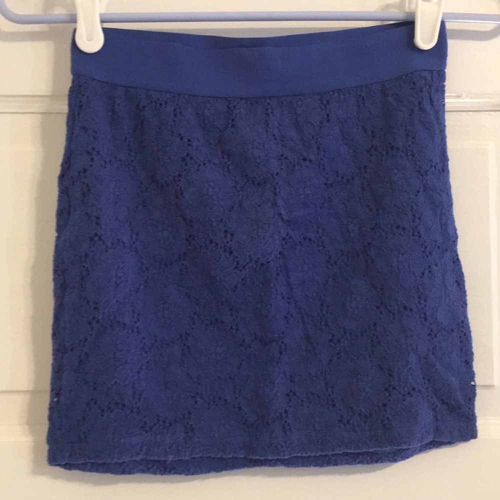 Blue skirt